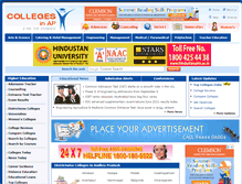 Tablet Screenshot of collegesinap.com